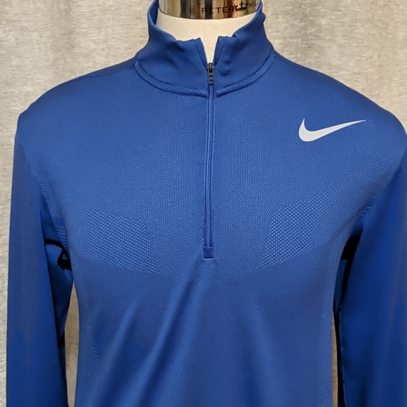 nike blue golf sweater